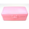 FS Reloading Plastic Ammo Box Small Pistol 50 Round Solid Pink