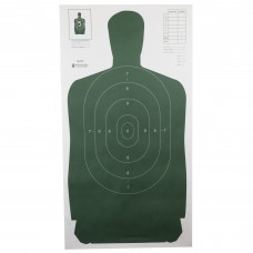 Action Target B-27S Standard Target, Full Size Green Silhouette, 24