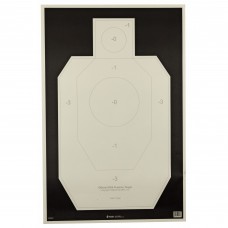 Action Target IDPA-P, Officially Licensed IDPA Practice Target, Black/White, 23