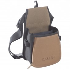 Allen Eliminator Basic Double Compartment Shooting Bag,  Black/Coffee/Copper, Belt Included, Lightweight 8303