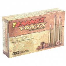 Barnes VOR-TX, 300 Remington Ultra Magnum, 165Gr, Tipped Triple Shock X, Lead Free, 20, 200, California Certified Nonlead Ammunition 21571