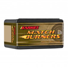Barnes Match Burner Bullets 6.5mm .264" Diameter 120 Grain Boat Tail box of 100