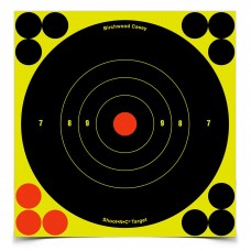 Birchwood Casey Shoot-N-C Target, Round Bullseye, 6
