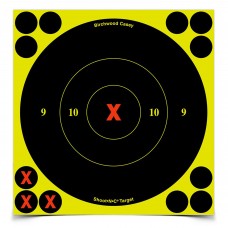 Birchwood Casey Shoot-N-C Target, Round X-Bullseye, 6