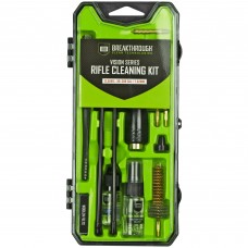Breakthrough Clean Technologies Vision Series, Cleaning Kit, For AR10, Includes Cleaning Rod Sections, Hard Bristle Nylon Brushes, Jags, Patch Holders, Cotton Patches, Durable Aluminum Handle And Mini Bottles of Breakthroug