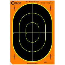 Caldwell Orange Peel Oval Target 12 x 18 5 sheets