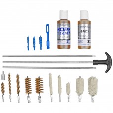 DAC Gunmaster Universal Cleaning Kit, 19 Pieces, Includes 20oz Oil and Solvent, Comes in Reusable Clamshell 38256