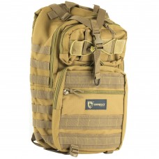 Drago Gear Atlus Sling Backpack, Backpack, Tan, 600D Polyester, 19