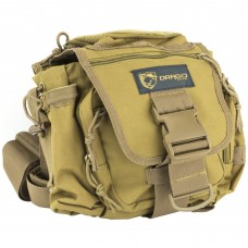 Drago Gear Hiker Shoulder Pack, Tan, 600D Polyester 15-301TN