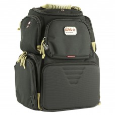 G-Outdoors, Inc. Handgunner, Backpack, Black/Tan, Soft GPS-1711BPBT