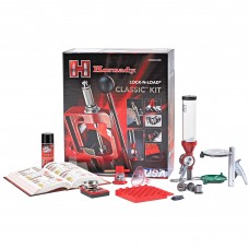 Hornady Lock-N-Load Classic Kit containing Lock-N-Load Classic Single-Stage Press, Lock-N-Load Powder Measure, Electronic Scale, Powder Trickler, Funnel, 10th Edition Hornady Handbook of Cartridge Reloading, Three Lock-N-Load Die Bushings, Primer 