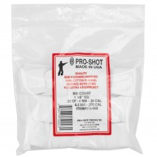 Pro-Shot Products Patches, .22-.270 Cal 11/8-500