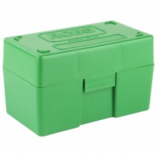 RCBS Small Rifle Ammo Box, For 17 Rem, 204 Ruger, 223 Rem, Green 86901