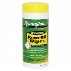 Remington Rem Oil Wipes, 60 Count, Pop Up Canister 18384