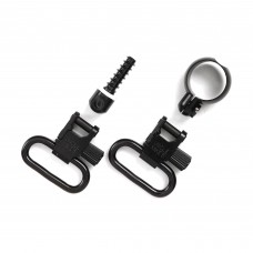 Uncle Mike's Quick Detachable Full Band Sling Swivels 1 inch Black