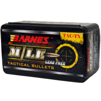 Barnes TAC-TX Bullets .30 Caliber .308" Diameter 168 Grain Boat Tail (50ct)