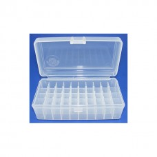 FS Reloading Plastic Ammo Box Large Pistol 50 Round Clear