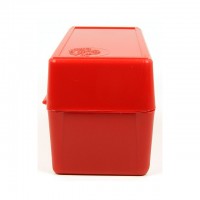 FS Reloading Plastic Ammo Box Large Rifle 50 Round Solid Red
