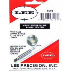 Lee Precision Case Length Gauge & Shell Holder .25-20 Winchester Center Fire