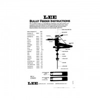 Lee Precision Instructions Bullet Feeders