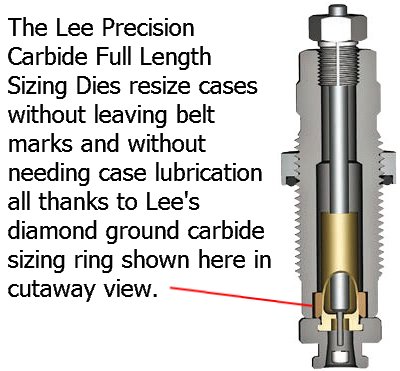 Lee Precision Carbide Sizer Cutaway